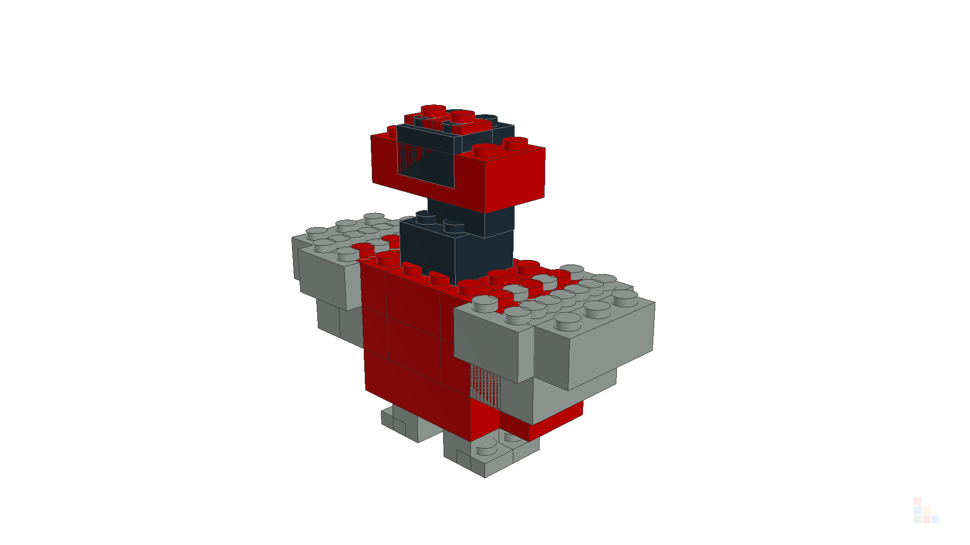 Build a red dragon